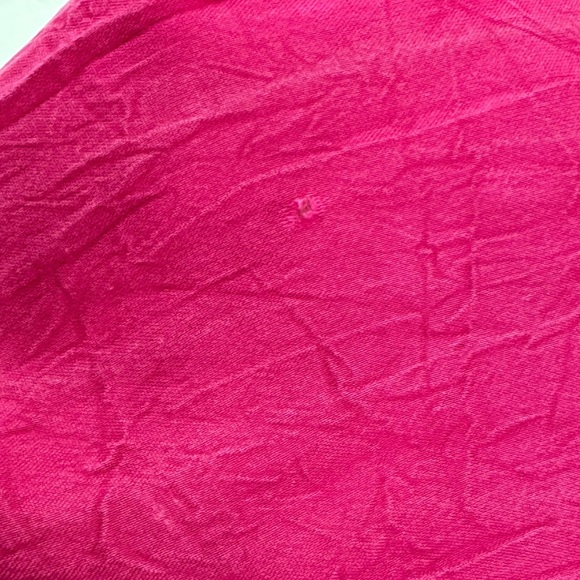 Johnny Was Pink Fuchsia Embroidered Long Sleeve Button Down Size Small - Picture 7 of 9